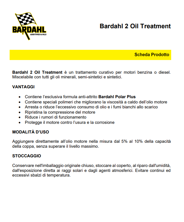 B2 additivo olio 300ML