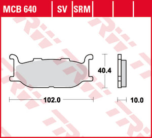PASTIGLIE DEI FRENI ANTERIORI YAMAHA SCR 950 ABS VN07
