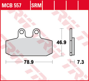 PASTIGLIE DEI FRENI  APRILIA ATLANTIC, SCARABEO; MALAGUTI SPORT CITY CUBE 125-500 1999-2013