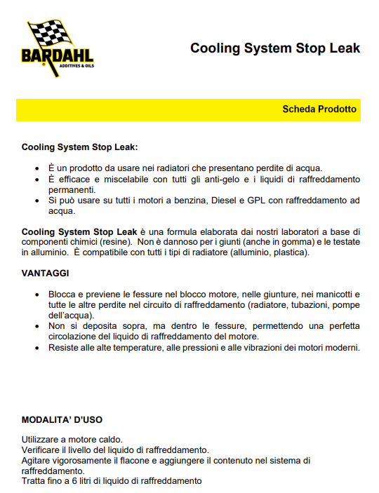Radiator Stop Leak 300ML
