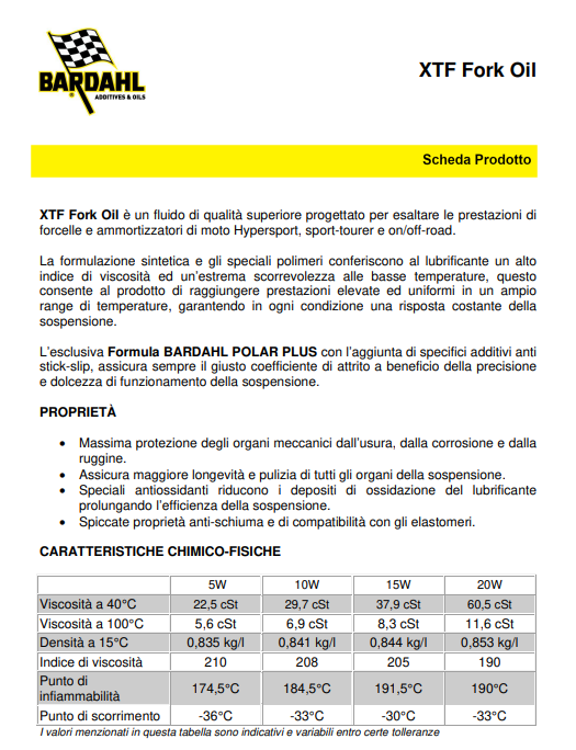 BARDAHL XTF 10w 1Lt